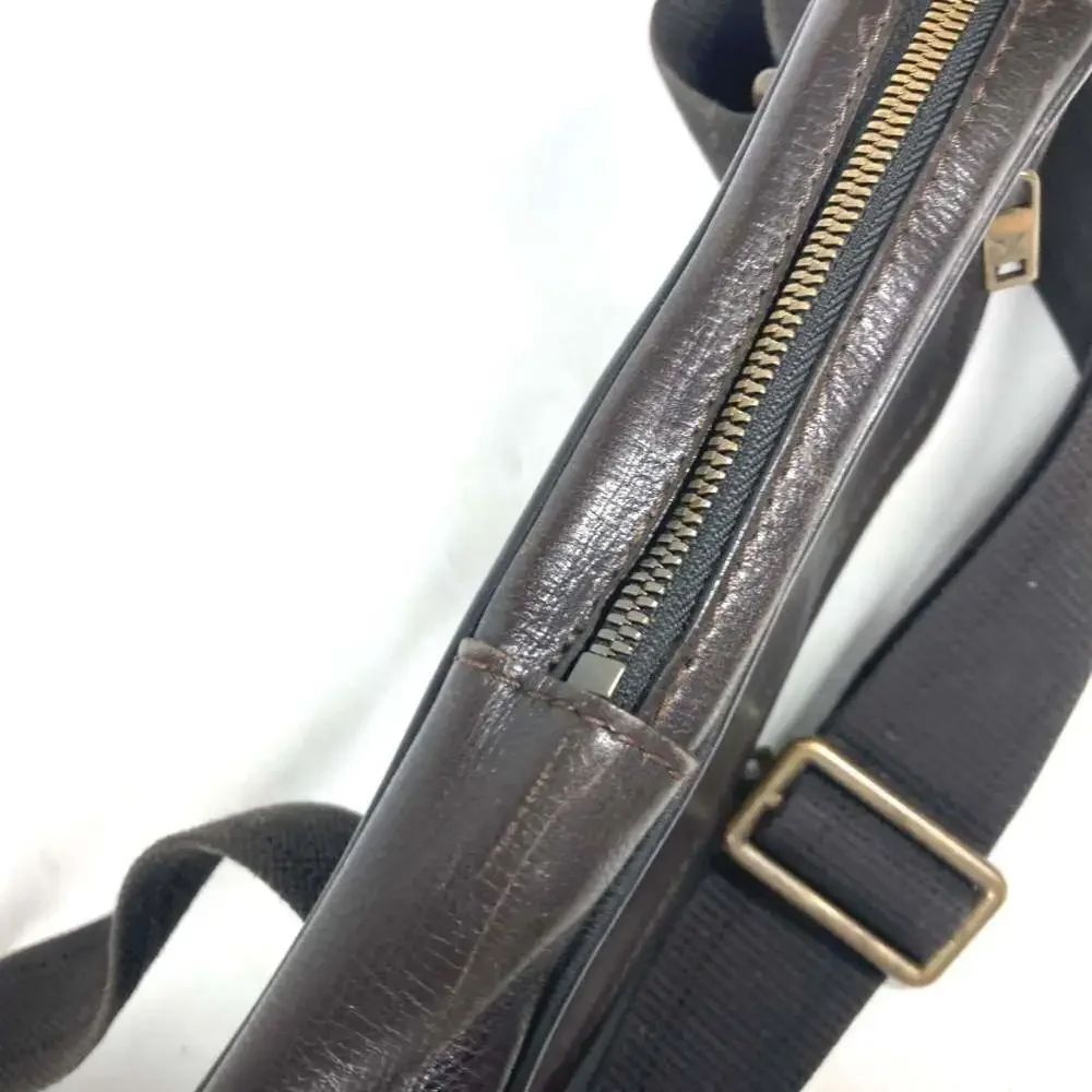 LOUIS VUITTON Brown Leather Hobo Bag